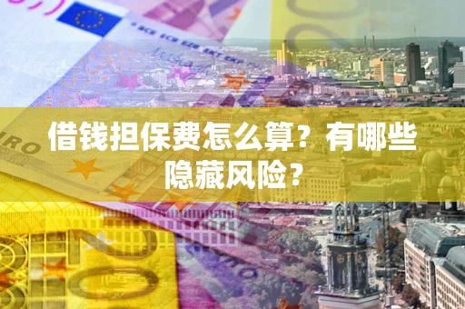 武汉借钱担保费怎么算？有哪些隐藏风险？
