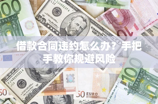 武汉借款合同违约怎么办？手把手教你规避风险