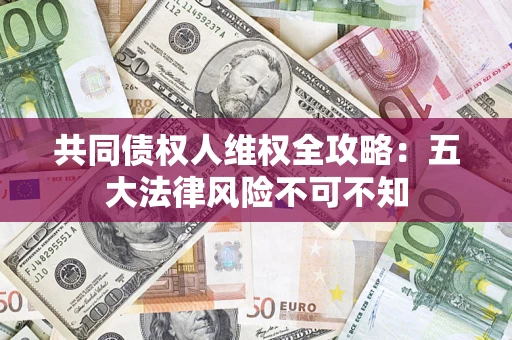 武汉共同债权人维权全攻略：五大法律风险不可不知