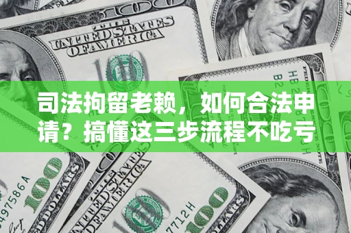 武汉司法拘留老赖，如何合法申请？搞懂这三步流程不吃亏！
