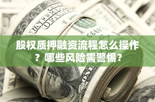 武汉股权质押融资流程怎么操作？哪些风险需警惕？