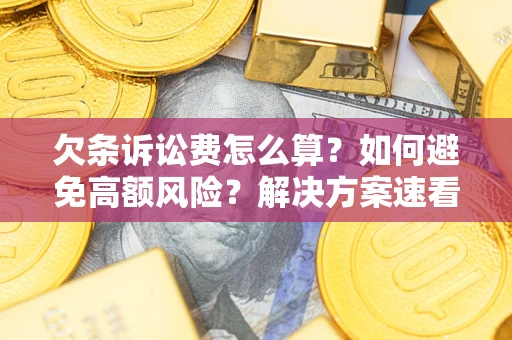 武汉欠条诉讼费怎么算？如何避免高额风险？解决方案速看！