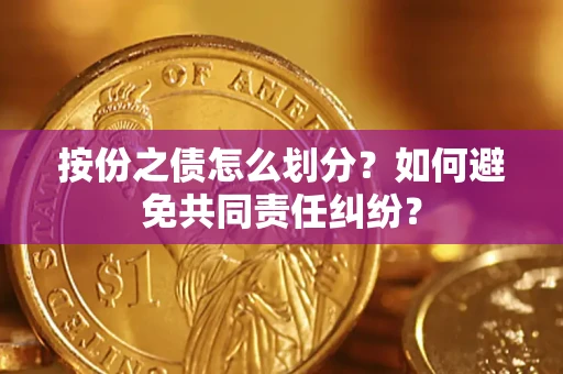 武汉按份之债怎么划分？如何避免共同责任纠纷？