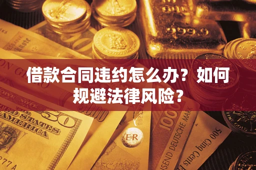 武汉借款合同违约怎么办？如何规避法律风险？